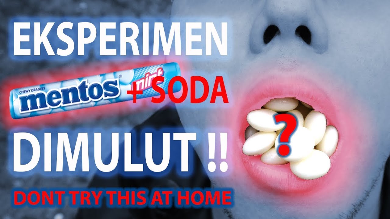 JTi Eksperimen | GILA Eksperimen !! MULUT PENUH MENTOS + SODA ( Dont Try this at Home)