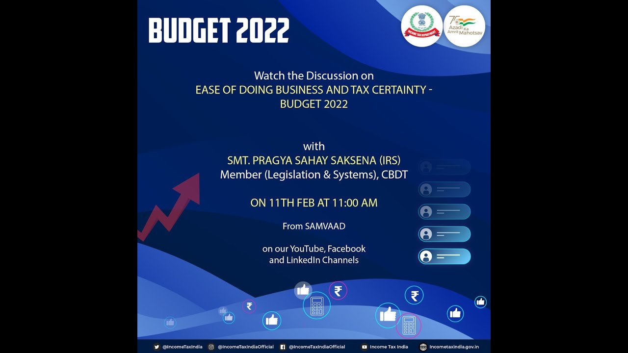 Budget 2022 - Session 1