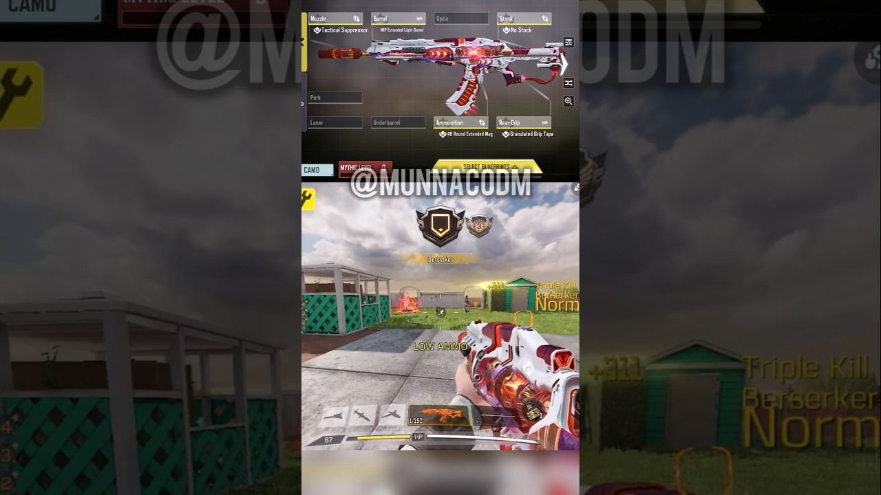 Best AK117 Loadout Season 8 COD Mobile 2025 💀 #codm #shorts #codmiphone