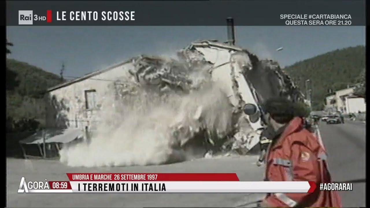 Terremoti in Italia - Agorà 07/02/2023