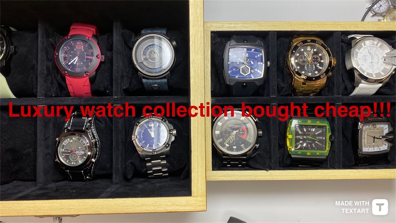 I bought a large watch collection for dirt cheap