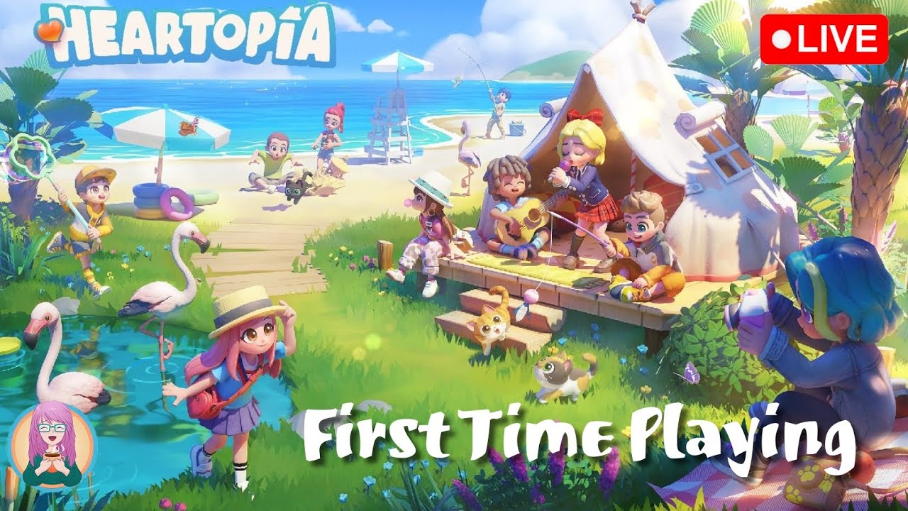 Going LIVE and Playing Cozy Sim, Heartopia, for the First Time! PALIA During Maintenance