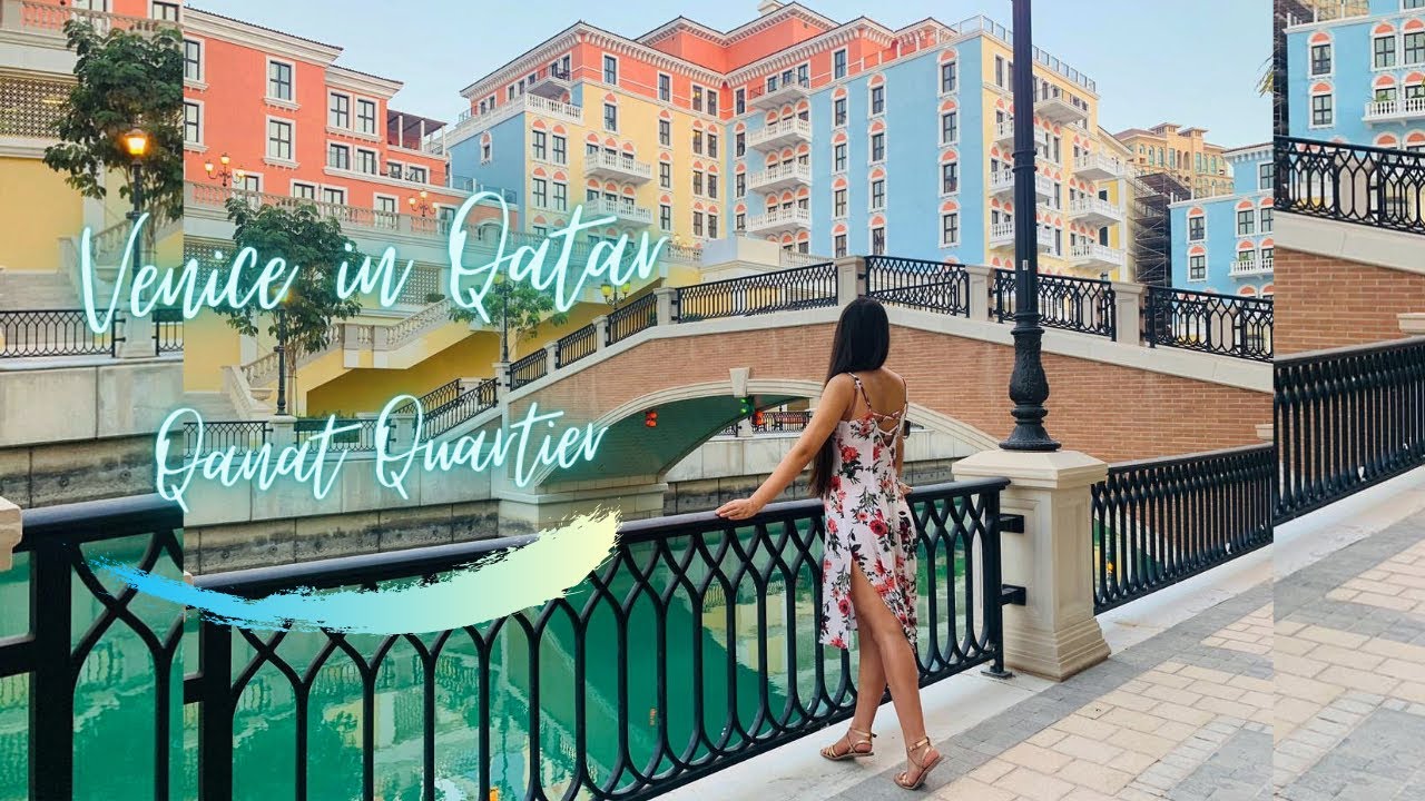 Qanat Quartier (Qatar&rsquo;s own mini Venice) || Venice || Qatar || Travel vlog