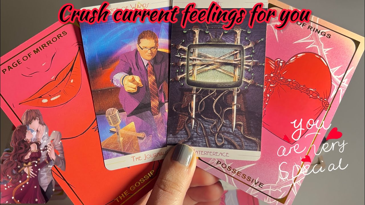 Crush Current feelings/ emotions for you❤️‍🔥 Crush current feelings | Hindi tarot card
