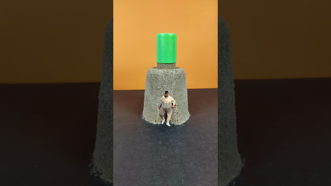 Most Satisfying Sand Breaking 😱🤯 #shorts #asmr #oddlysatisfying #shortfeed #asmrbrasil