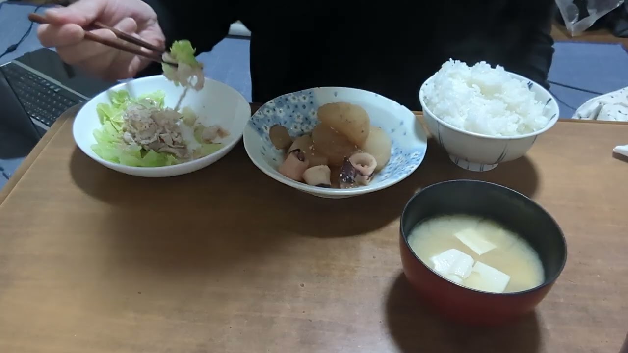 3日ぶりでホットします！ゆうじろうの今日の晩ごはん