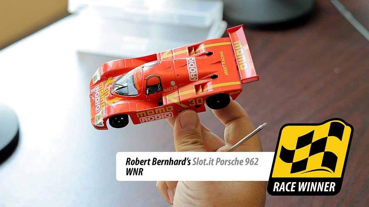 Race Winner - Robert Bernhard's Slot.it Porsche 962