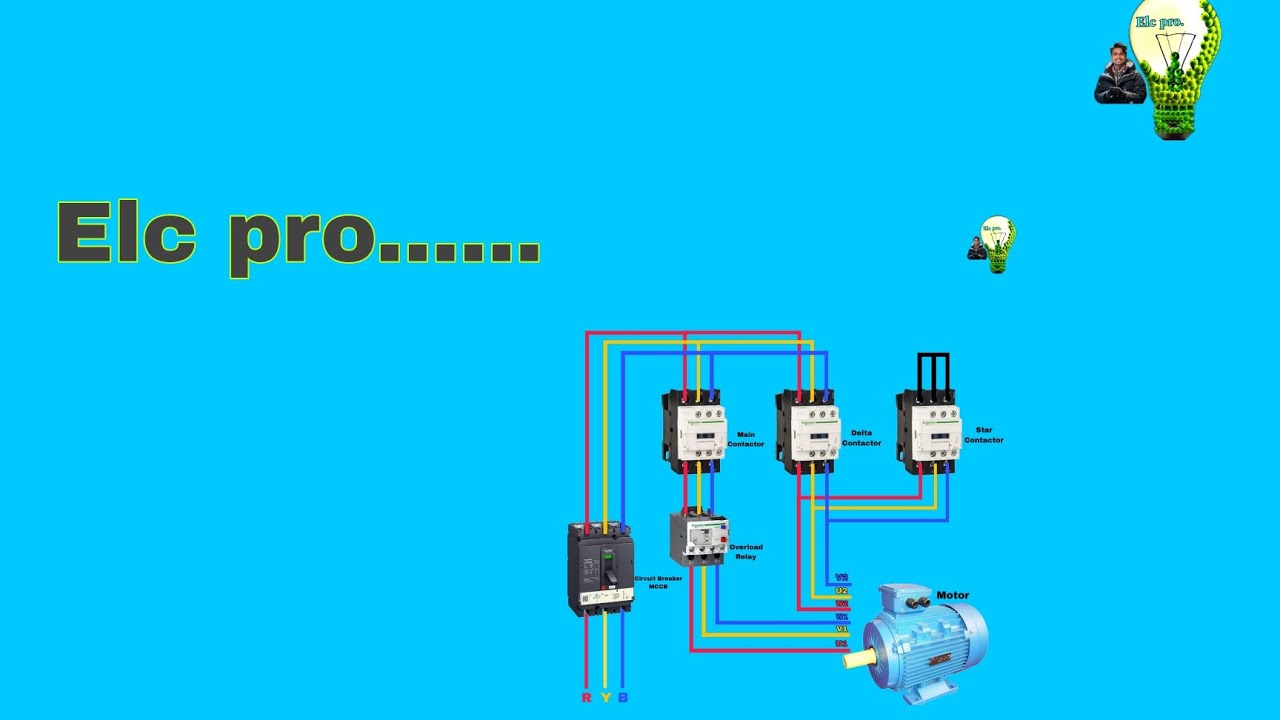 Star Delta power connection wiring diagram.....🧑‍🔧⚙️🛠️🪛