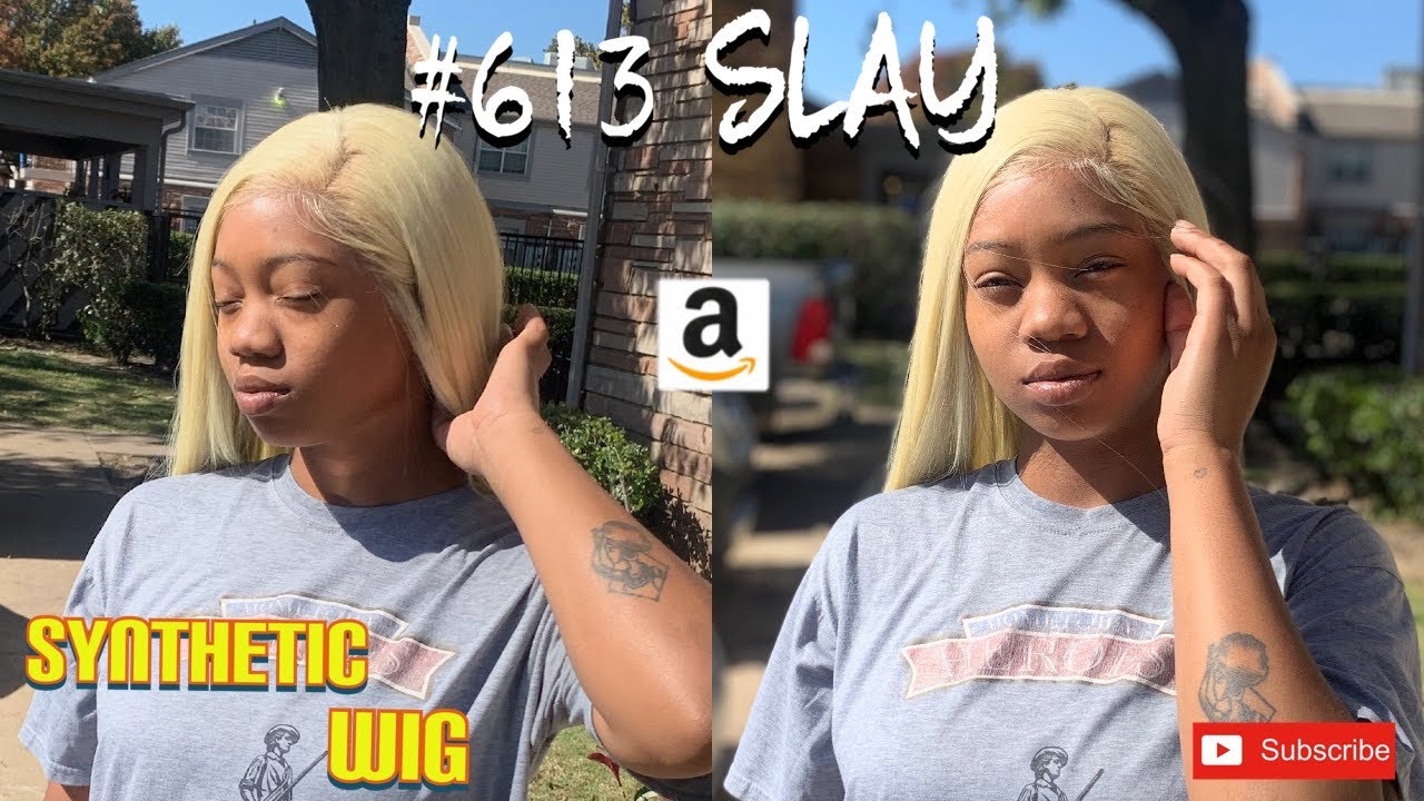 613 AMAZON WIG SLAY| CHEAP SYNTHETIC LACEFRONT| ME. Styles