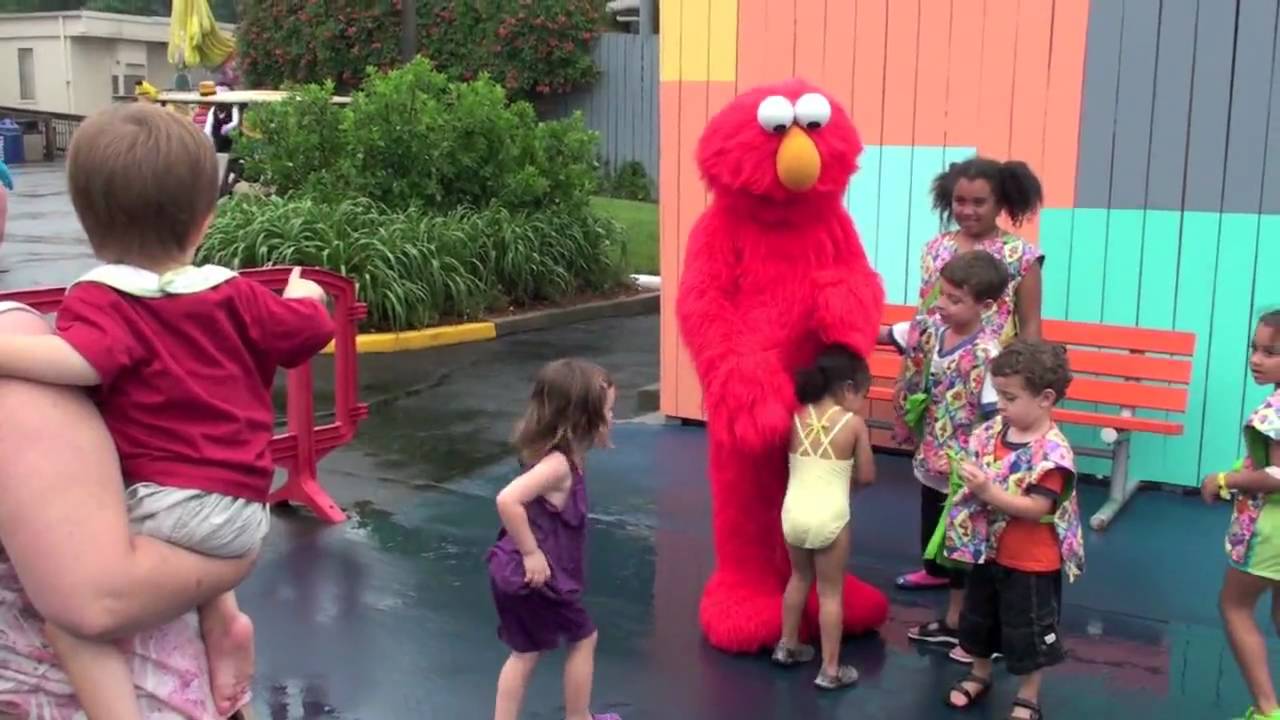 Julia & Henry meet all the Sesame Place characters