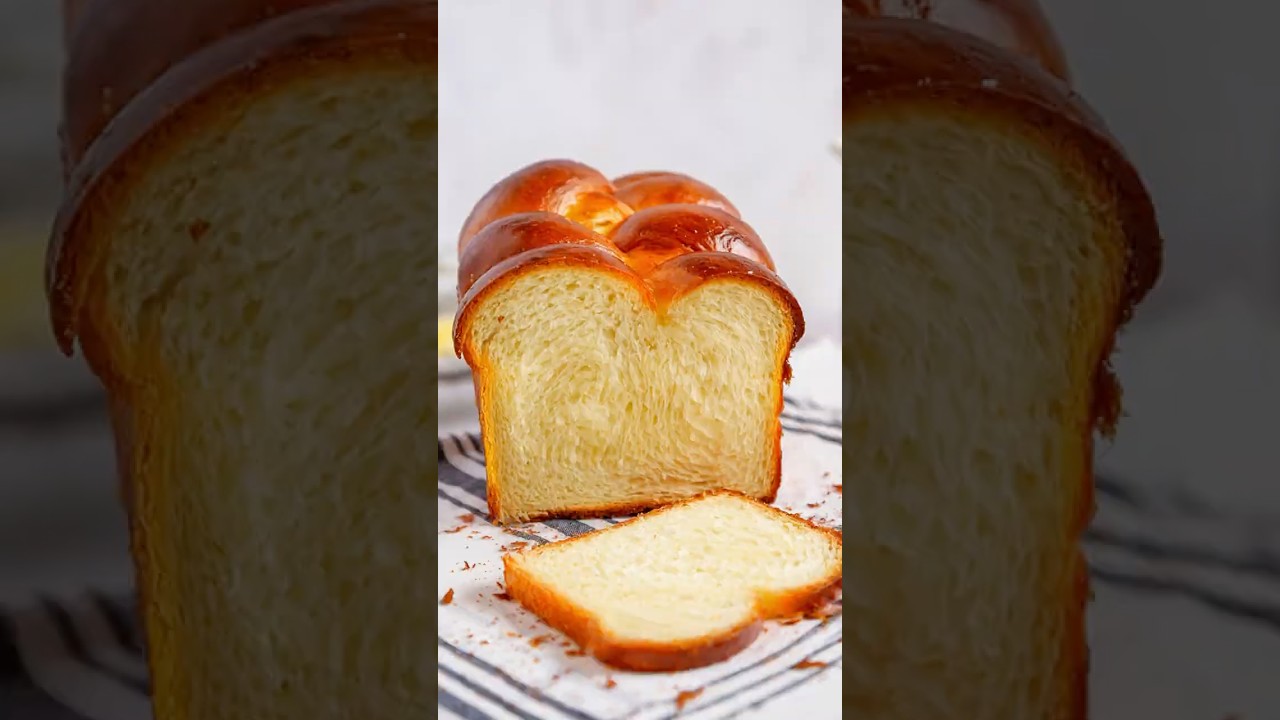 Домашний хлеб бриош по вкусу ничем не отличается от круассанов!