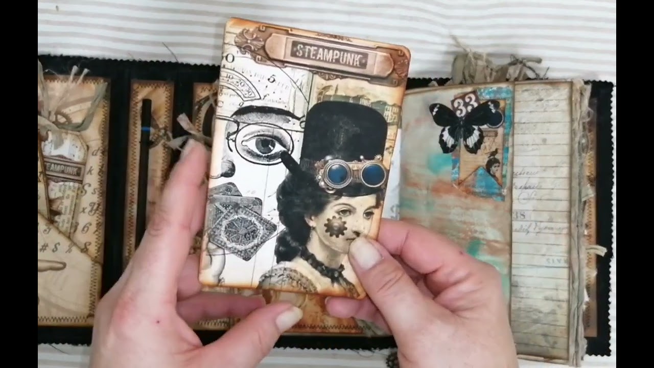 (sold) for the very first time I went Steampunk 😱 DT project for Artymaze