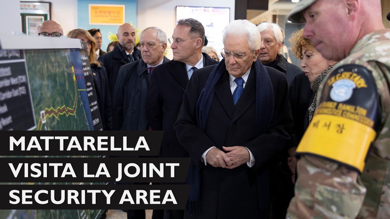 Il Presidente Mattarella visita la Zona Demilitarizzata.