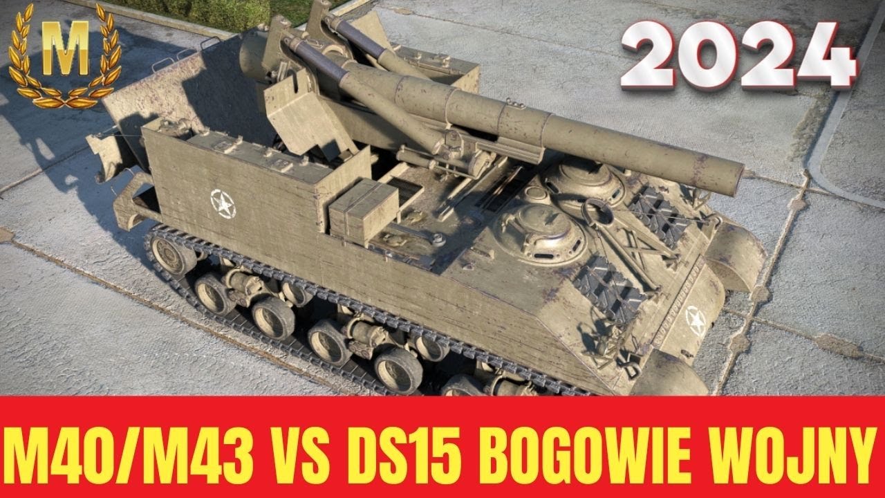 Artyleria M40/M43 vs DS 15 Bogowie Wojny. Bez Załogi/Moduł&oacute;w/Wyposażenia XD
