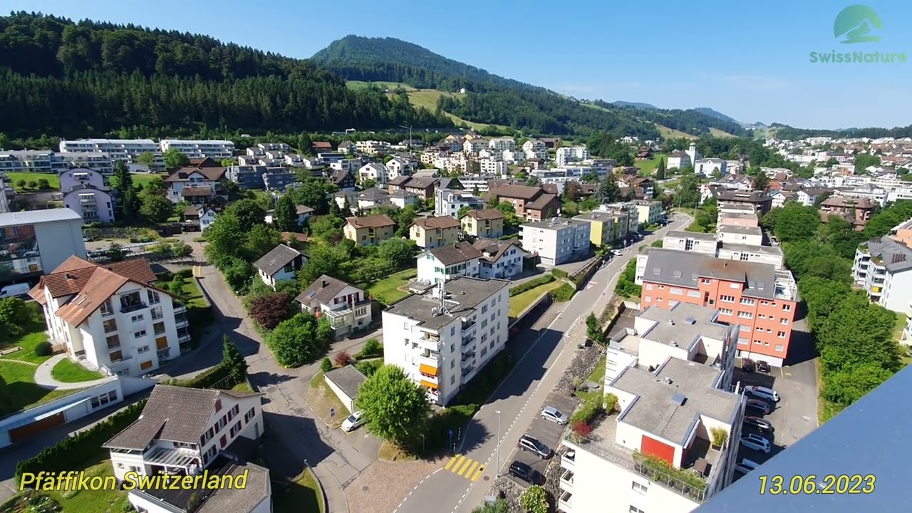 Summer vibes from rooftop in Pfäffikon Switzerland     #switzerland #pfäffikon #summer