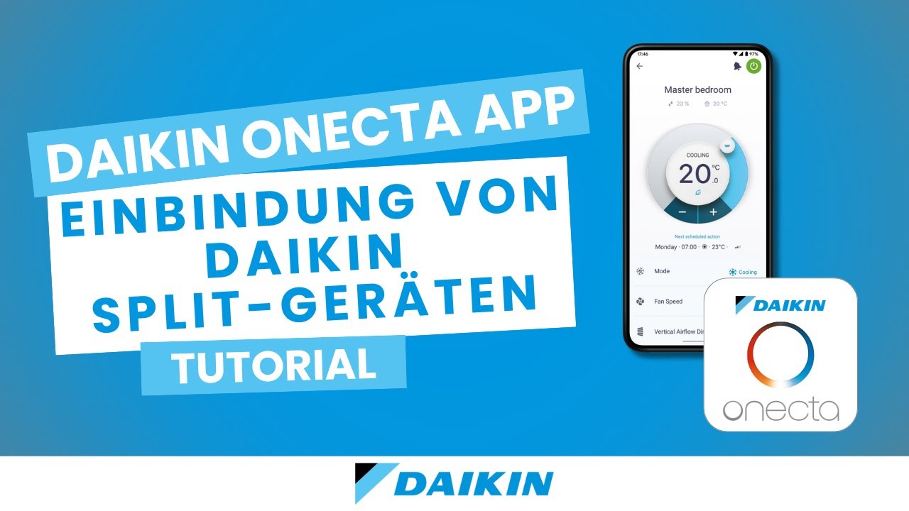 DAIKIN Germany | Onecta App: Einbindung von DAIKIN Split Innengeräten