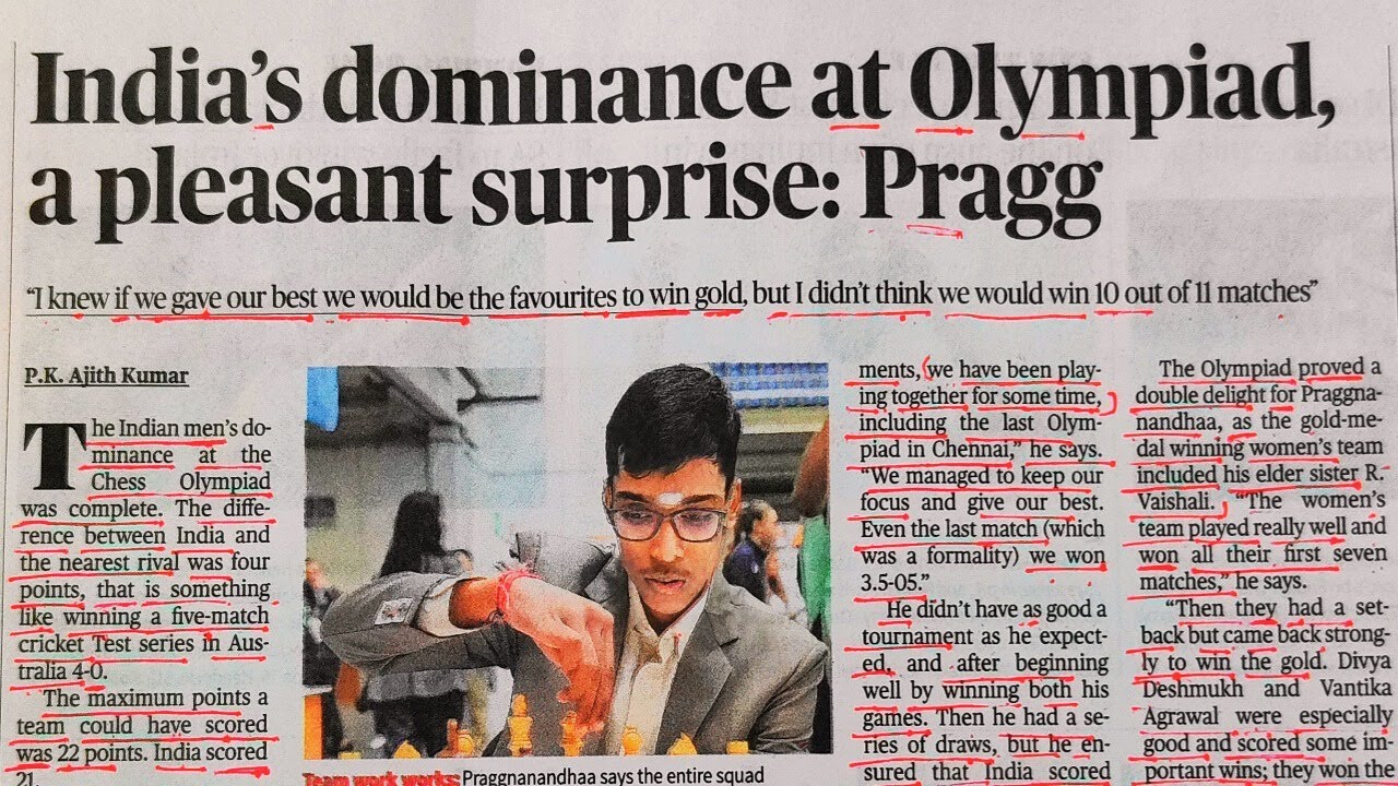 Newspaper Reading / Reading videos / The Hindu Newspaper Reading