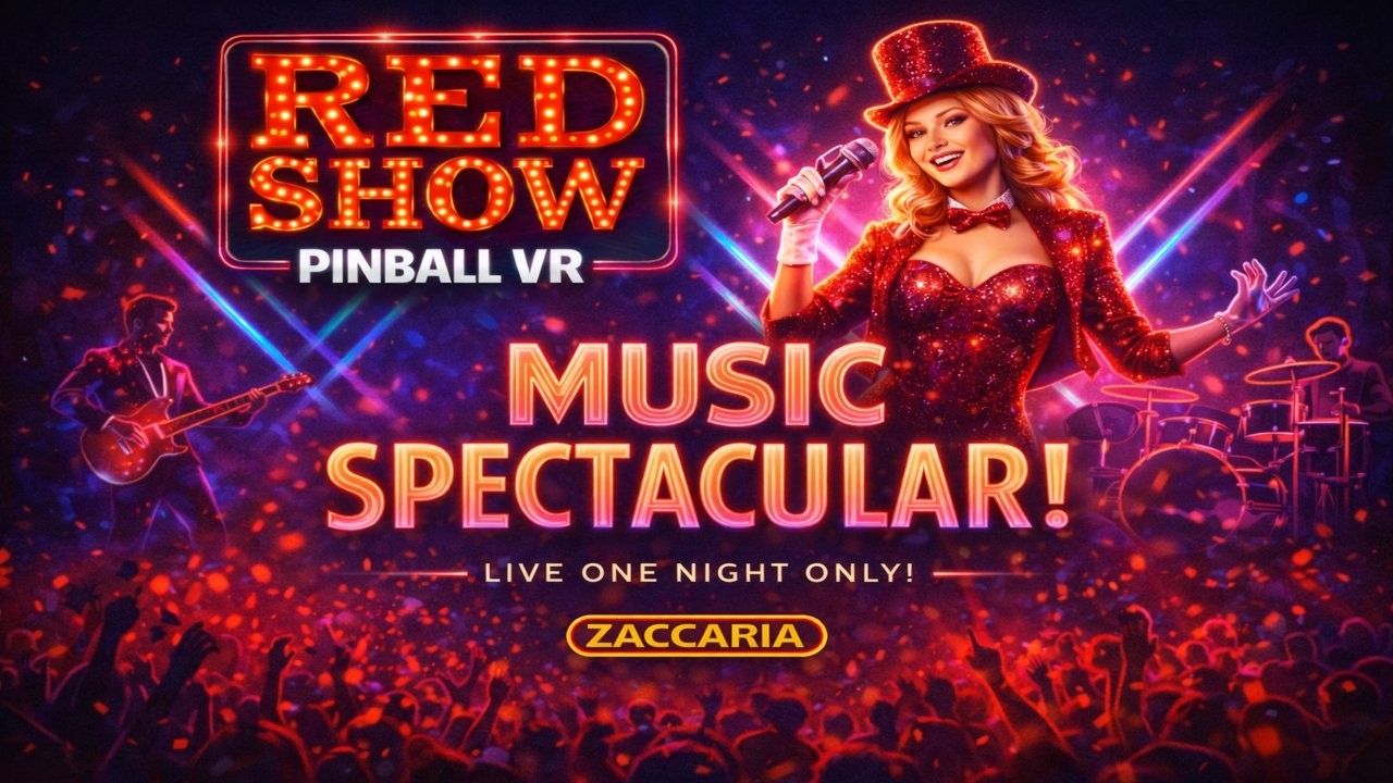 Red Show Pinball VR 🧑‍🎤🎤 | Complete POV Experience | Retro Arcade Action