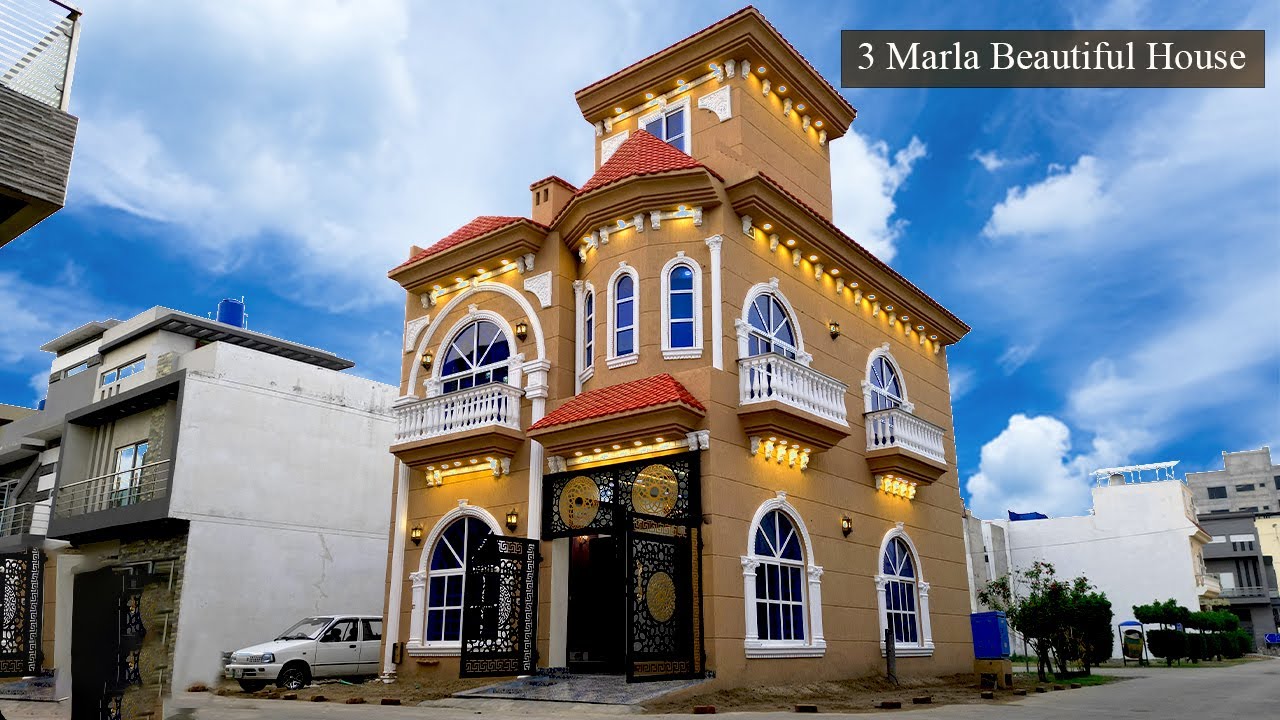 3 Marla Beautiful Corner Spanish House in Lahore
