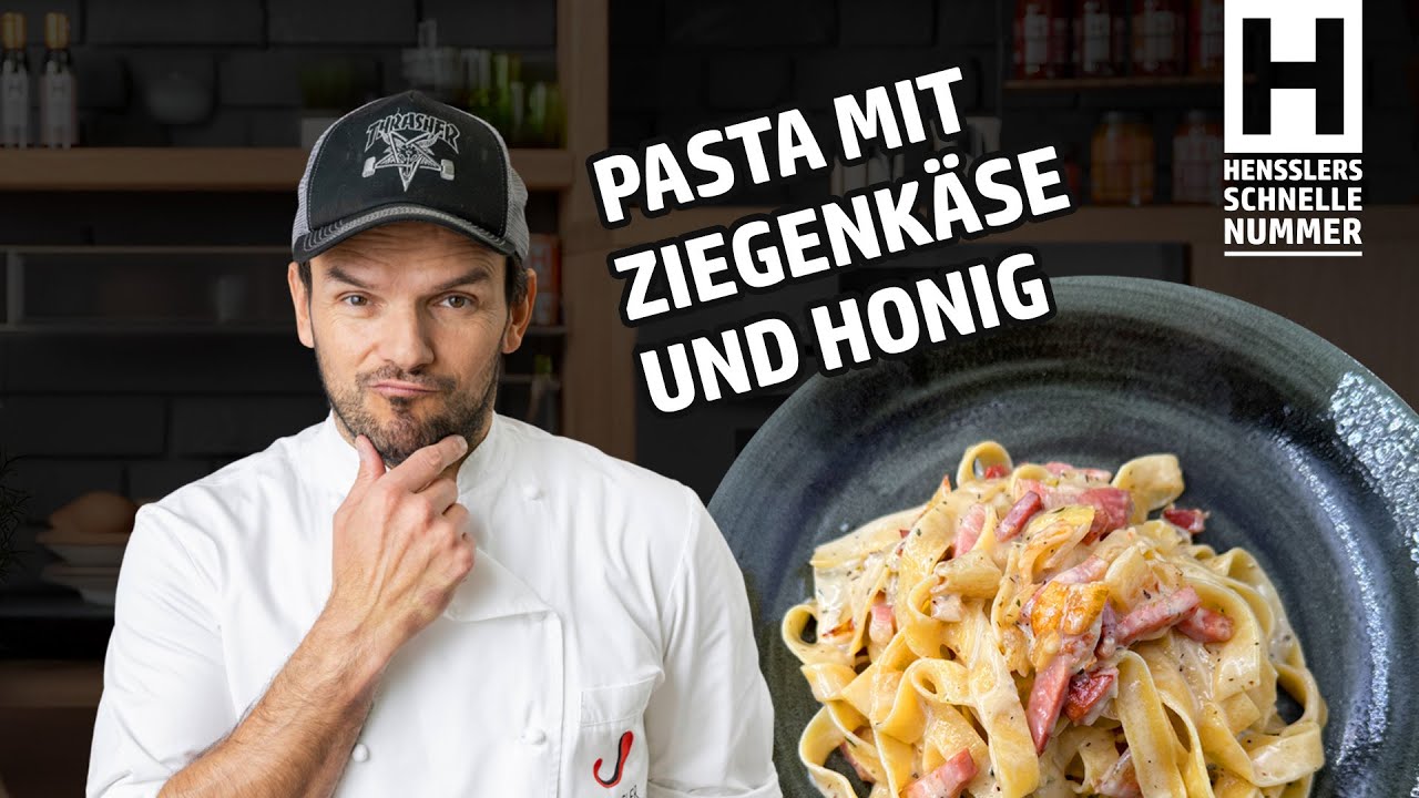 Schnelles Pasta mit Ziegenkäse und Honig Rezept von Steffen Henssler