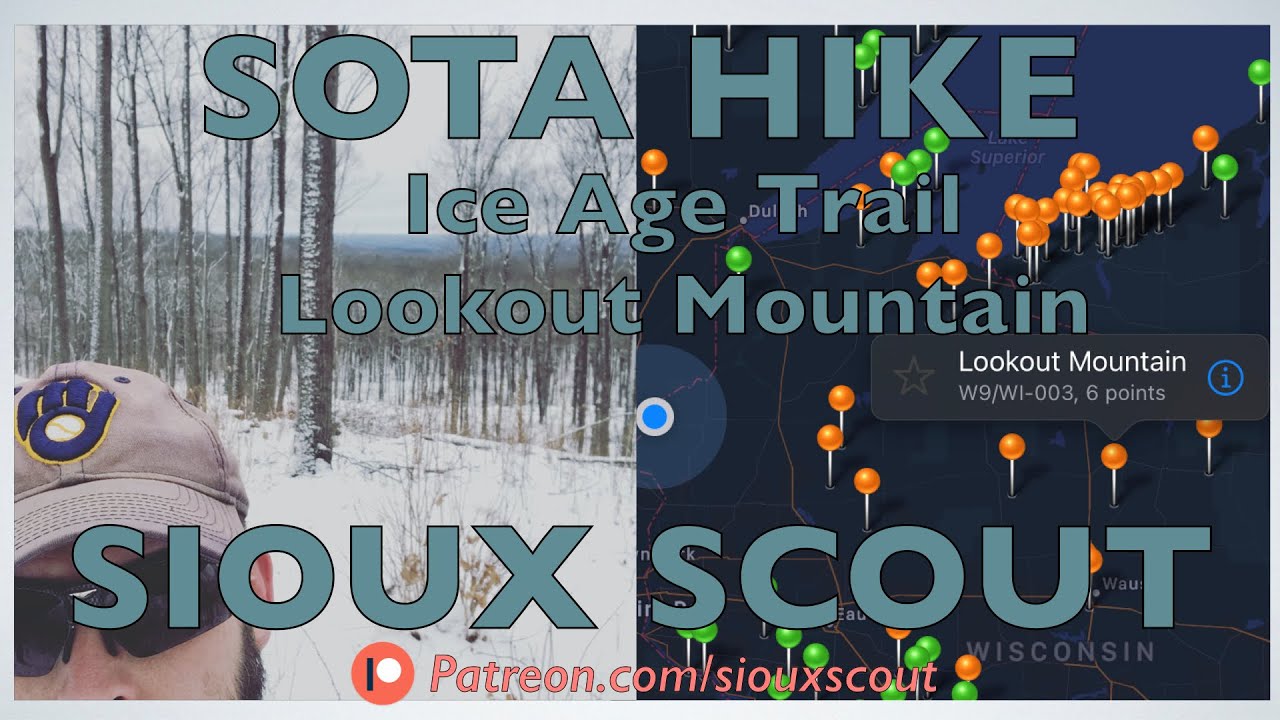 Lookout Mountain SOTA Hike on the Ice Age Trail