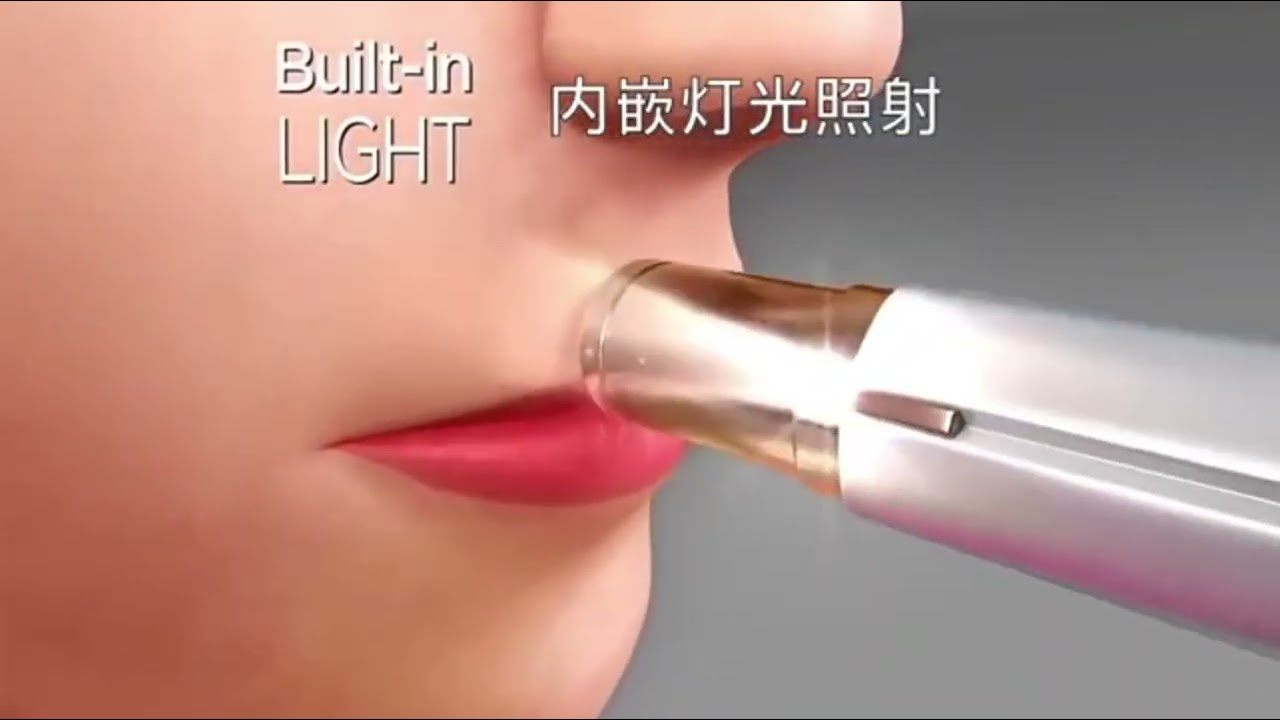 Electric Eyebrow Trimmer Mini Eye Brow Epilator Facial Lipstick Shape H