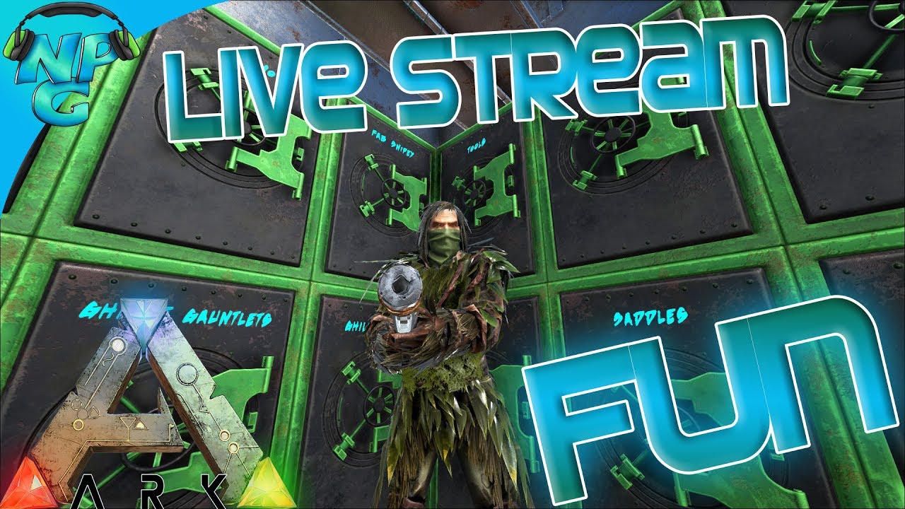 ARK: Survival Evolved Ragnarok Server Live Streaming Fun Times!