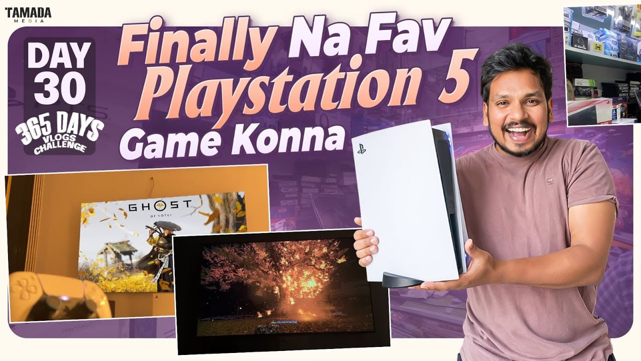 Finally Na Fav Playstation 5 Game Konna || Day 30  || 365 Days Vlog Challenge || Akhil Jackson
