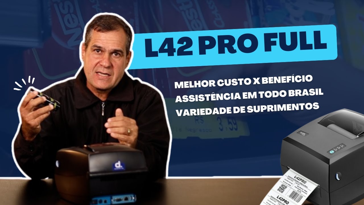 IMPRESSORA DE ETIQUETAS ELGIN L42 PRO FULL COM SISTEMA GRATUITO | DÚVIDAS E REVIEW COMPLETO 2024