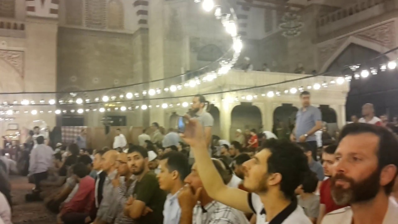 Şehzade Camii 14.06.2018 kadir gecesi kamet Oğuzhan BAHTİYAROĞLU