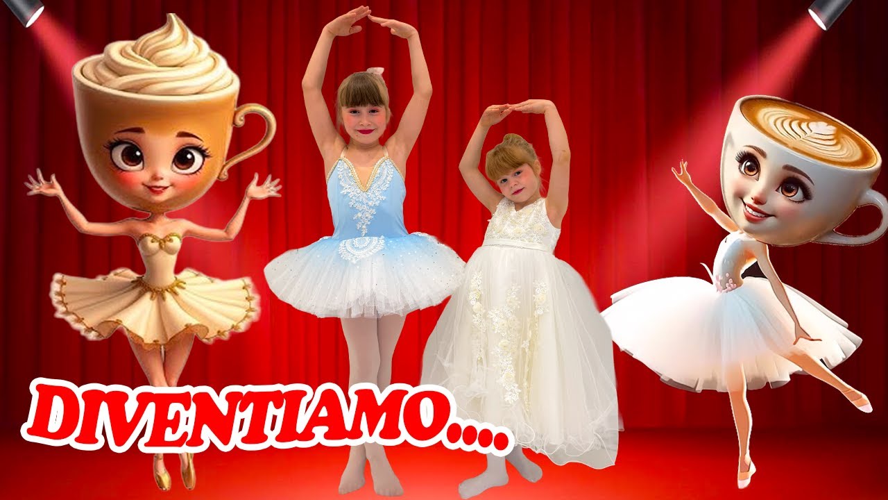 ERIKA E VANESSA SI TRASFORMANO IN BALLERINA CAPPUCCINA e MAMMA ELENA SI SPAVENTA!