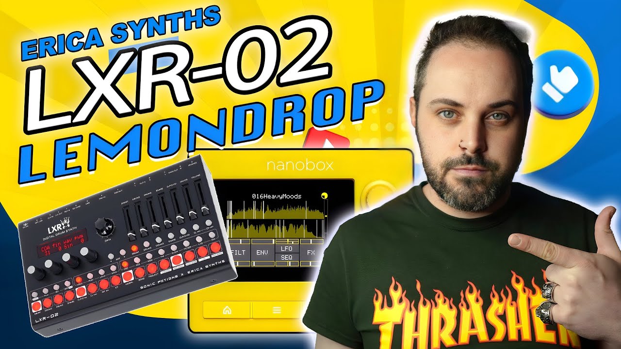 ERICA SYNTHS LXR-02 + 1010 MUSIC NANOBOX LEMONDROP
