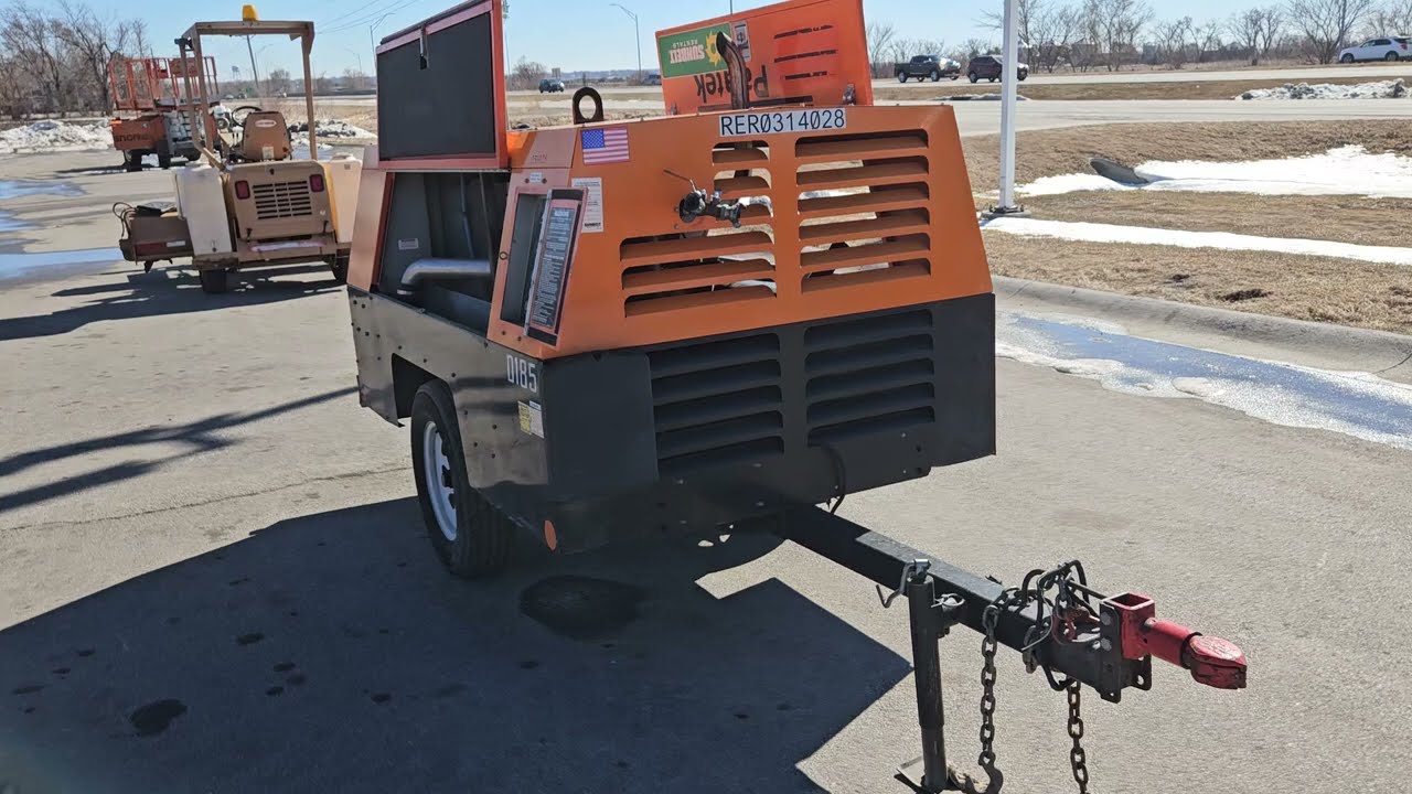Sullivan Palatek D185PJD Portable Air Compressor - Selling on BigIron Auctions - April 8, 2026