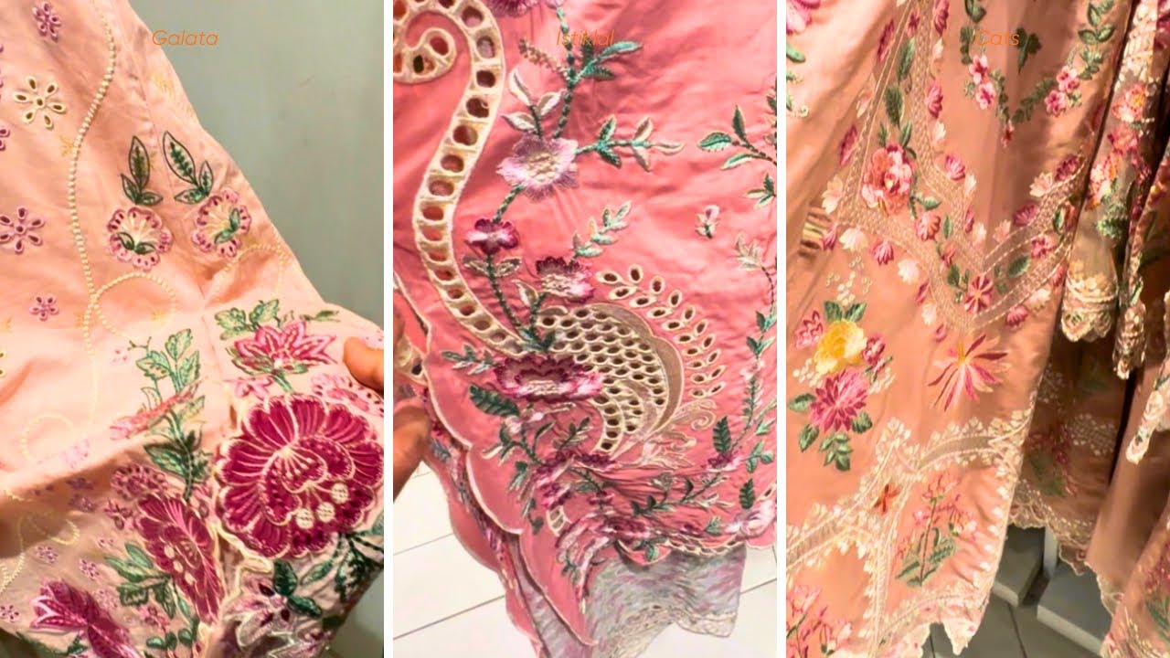 Elegant Pink Ethnic Suit | Neck, Sleeves, Daman & All Over Look Showcase