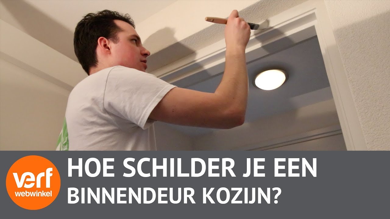Het Schilderen van een Binnendeur Kozijn! | Uitleg van de Schilder