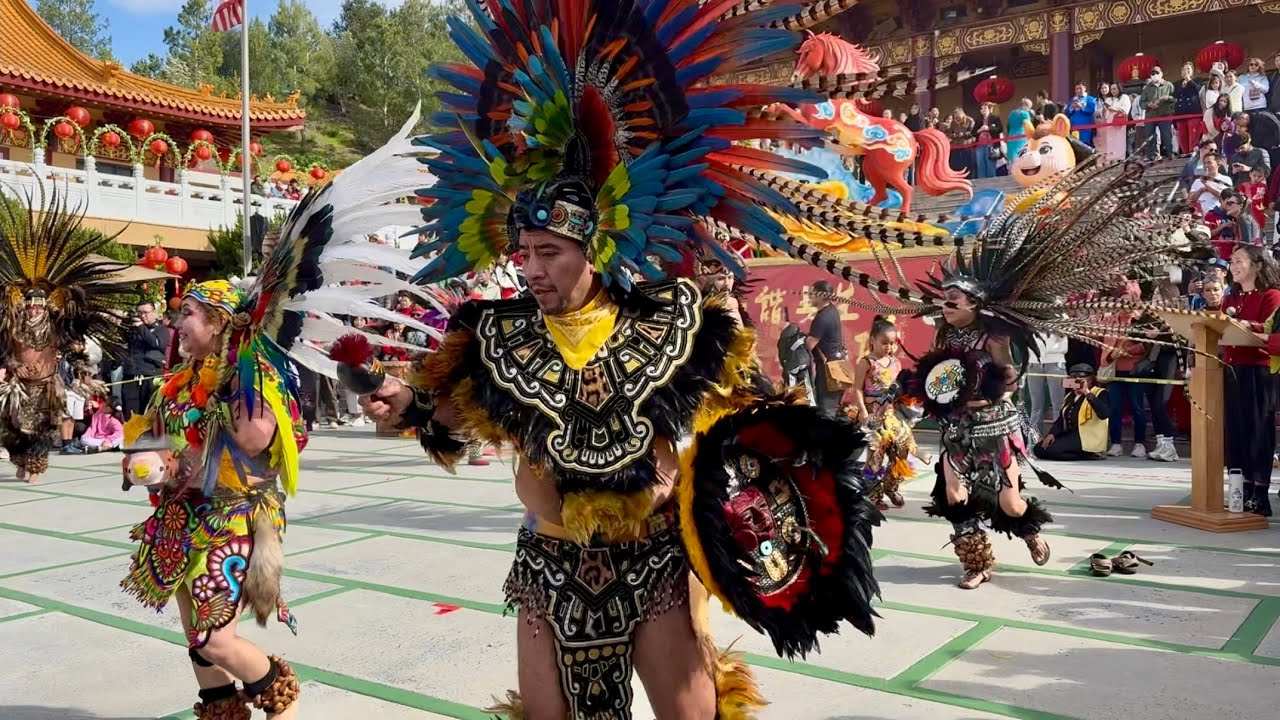 ［FULL］Traditional Aztec Dance (Danza Azteca)｜Lunar New Year 2026 @西來寺 Hsi Lai Temple, Los Angeles