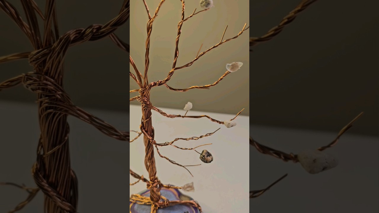 Crafting the Wire Tree🌳✨ #wiretree #art #crafts