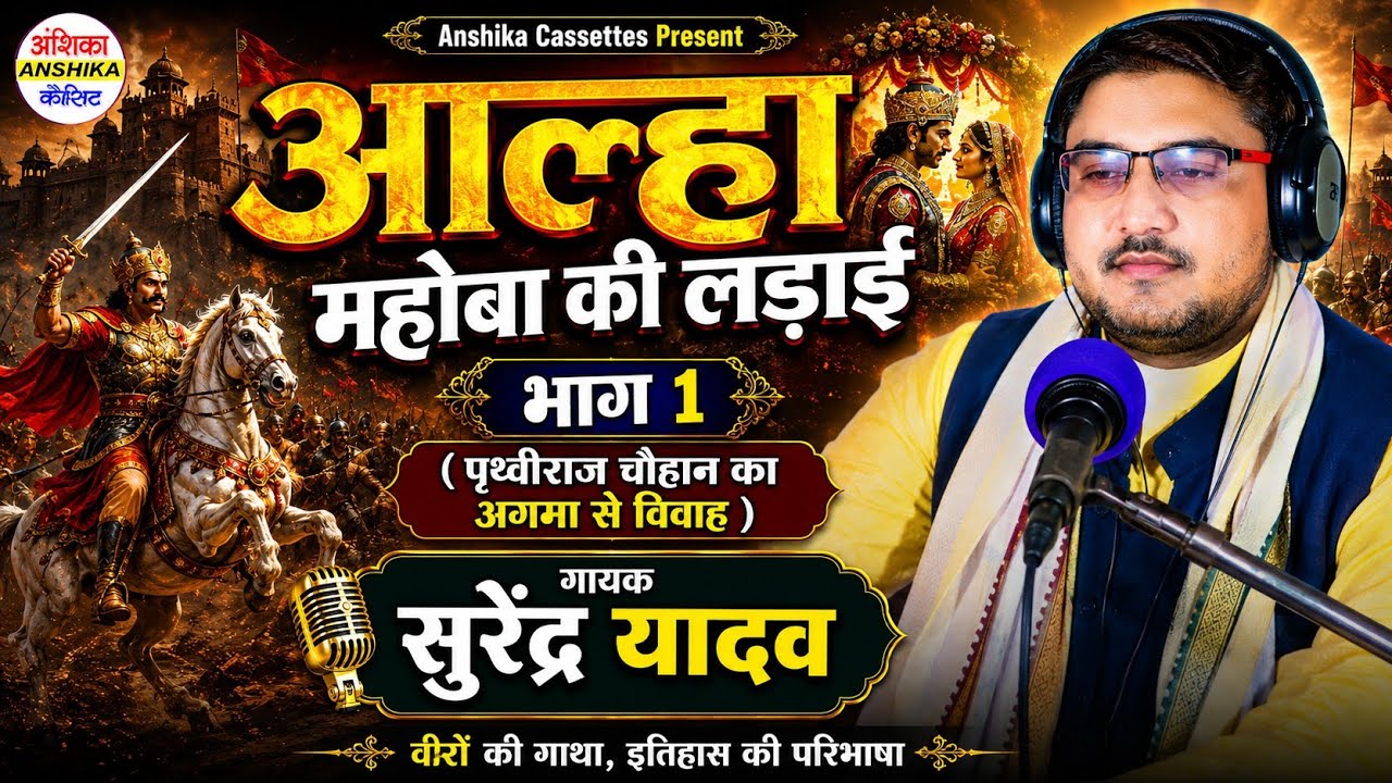 Aalha || महोबा की लड़ाई  (पृथ्वीराज चौहान का अगमा से विवाह) भाग 1 || Surendra Yadav