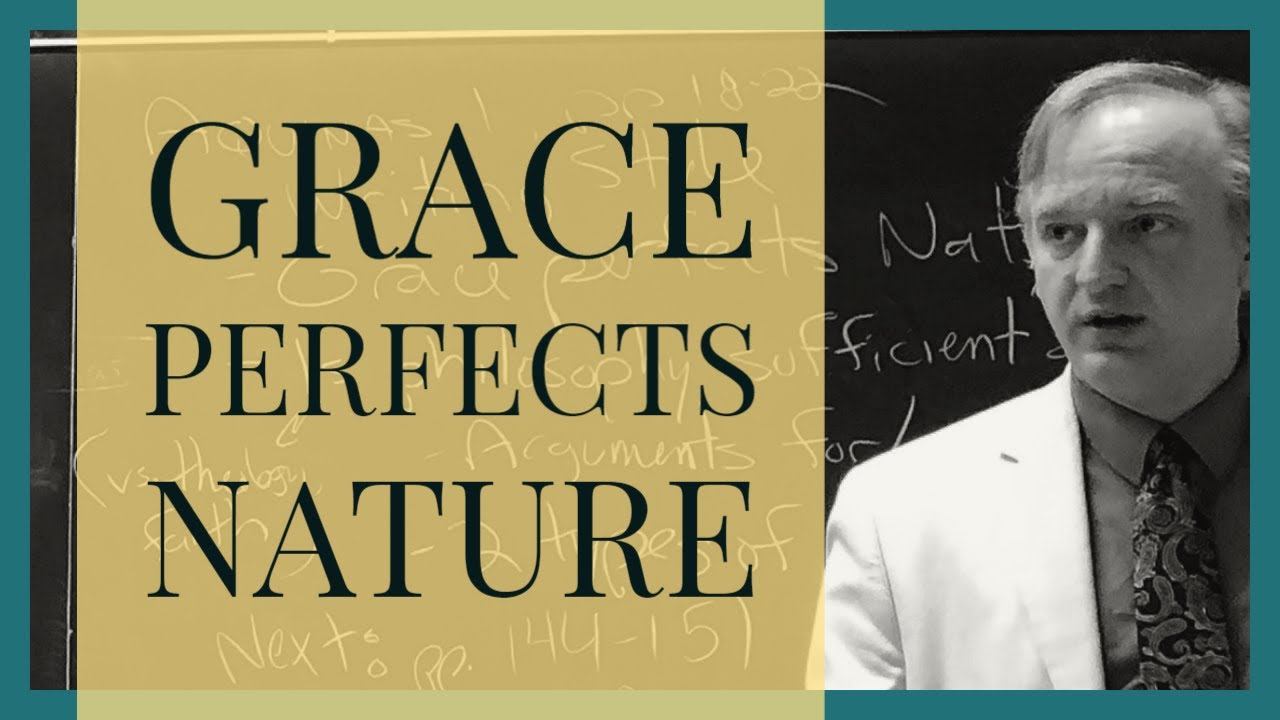 Aquinas: Grace Perfects Nature (Chalkboard Photo)