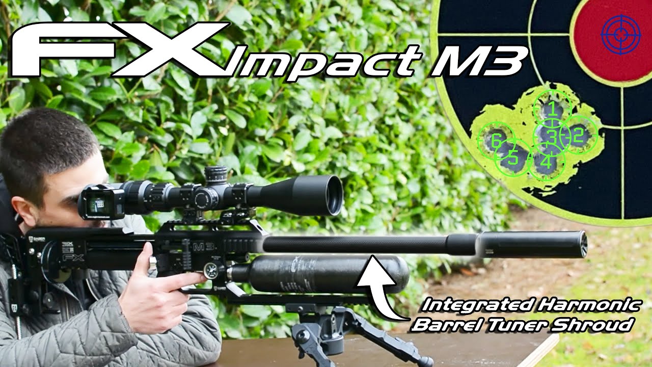 FX IMPACT M3 SLUG SETUP TEST WITH HARMONIC BARREL TUNER SHROUD