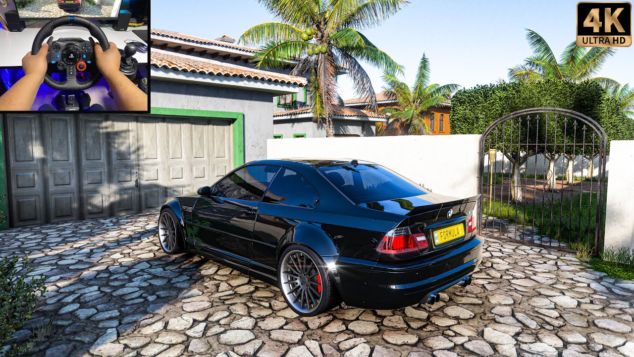 2005 BMW E46 M3 Competition | Forza Horizon 5 | Logitech g29 Gameplay 4K