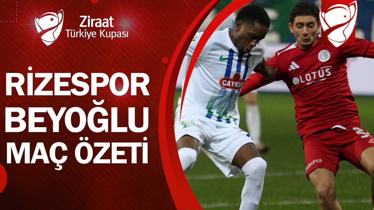 Çaykur Rizespor 1-1 Beyoğlu Yeni Çarşı | MAÇ ÖZETİ | Ziraat Türkiye Kupası C Grubu 3. Hafta Maçı