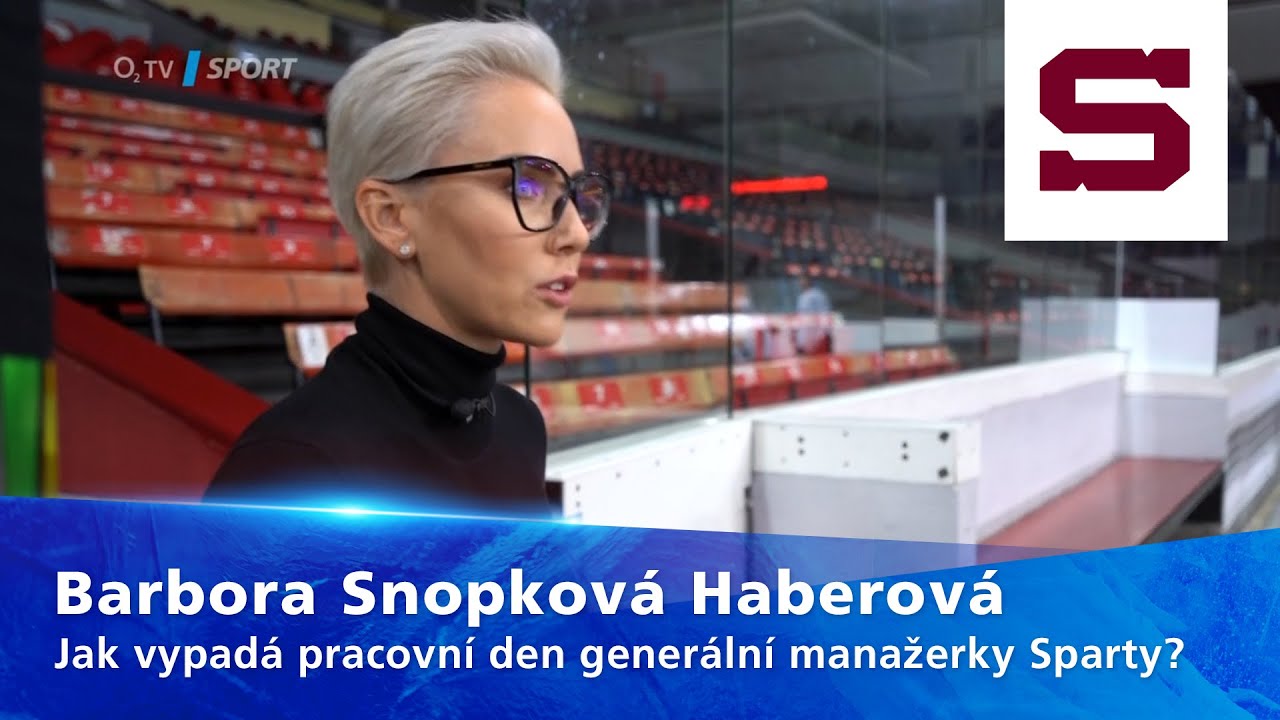 Den s generální manažerkou Sparty Barborou Snopkovou Haberovou