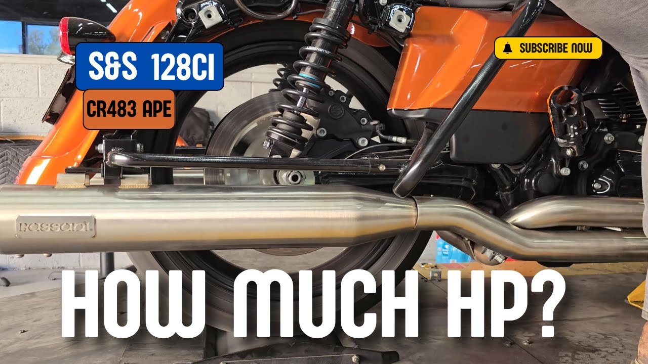 How much horsepower does the 128 kit make with CR483?