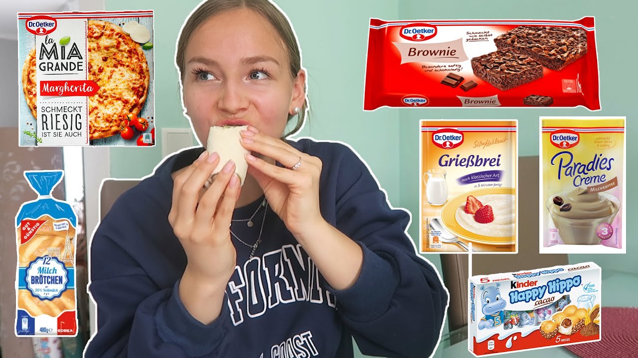 24H NUR FERTIGPRODUKTE ESSEN🙃🍩🍫