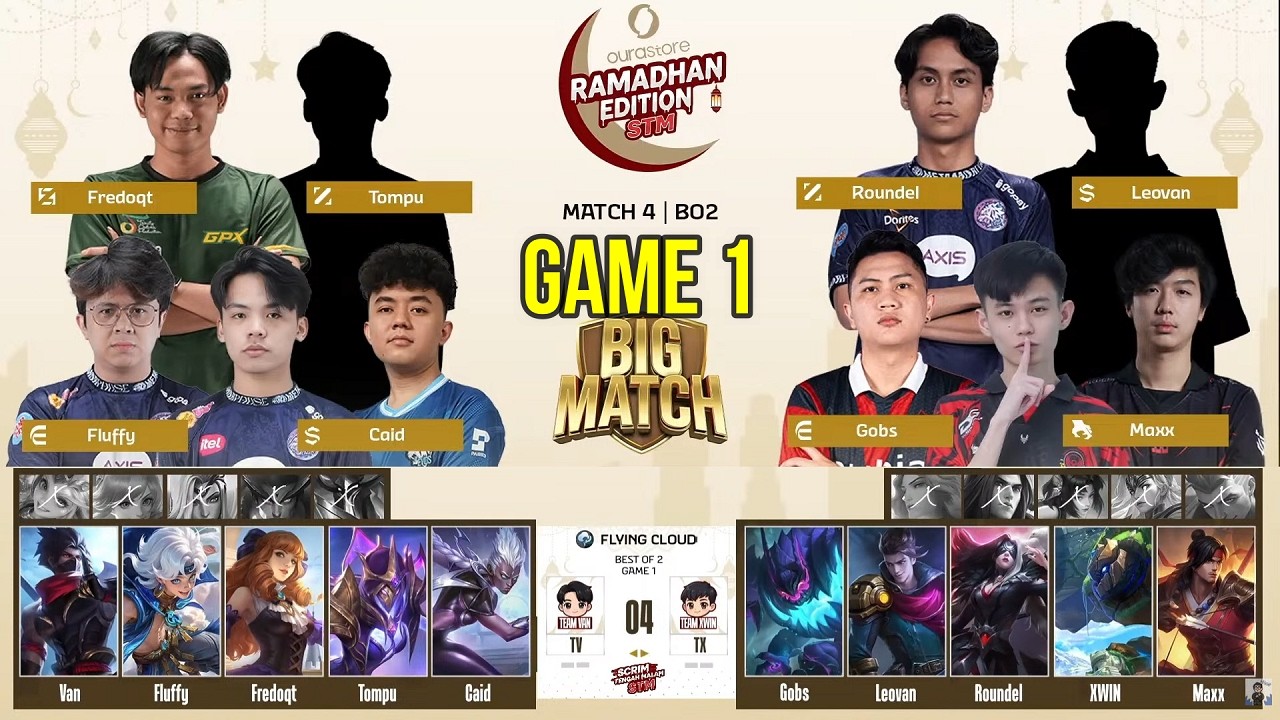 TEAM VAN VS TEAM xWIN GAME 1 | BIG MATCH STM