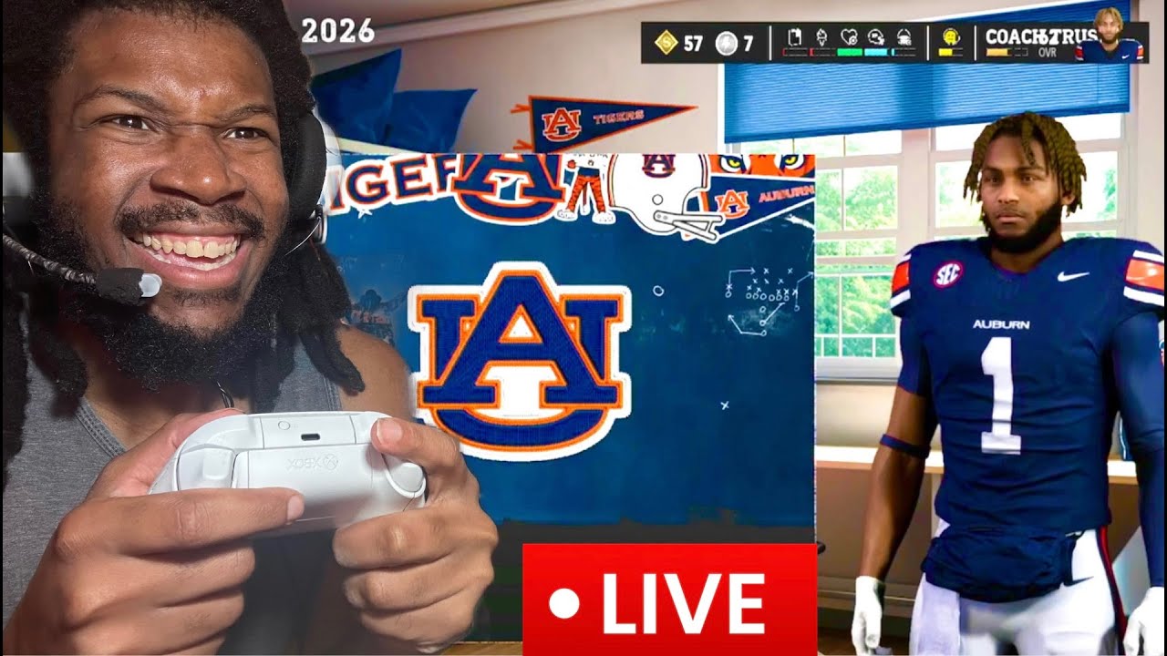 1ST DAY AT AUBURN! COLLEGE FOOTBALL 26 ROAD TO GLORY WR EP 2
