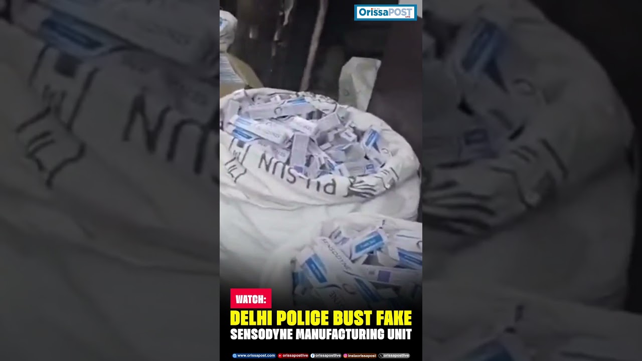 Delhi Police Bust Fake Sensodyne Manufacturing Unit