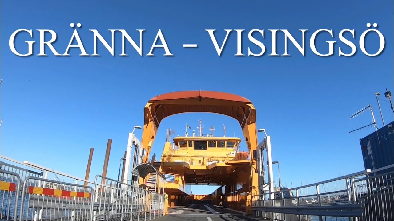 Färjan M/S Braheborg från Gränna till Visingsö / Ferries in Sweden.