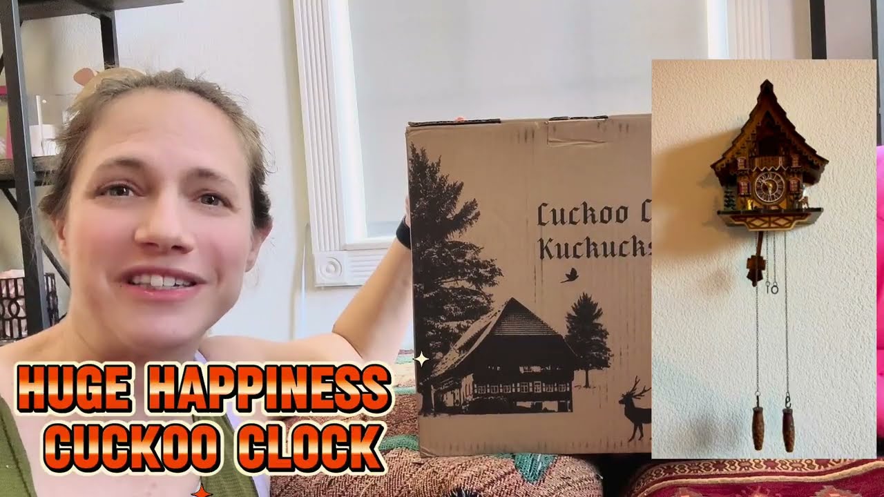 HUGE HAPPINESS Cuckoo Clock— shared by me and Elli